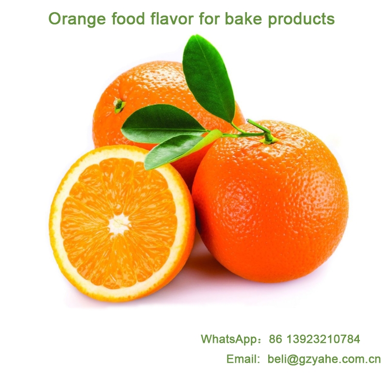 نكهة طعام برتقالية سائل ومسحوق عالي الجودة للبيع بالجملة لبسكويت كعكة البسكويت منتجات مخبز الخبز